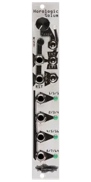 Clock generator/divider with four outputs for Eurorack in silver | Horologic Solum by Noise Engineering